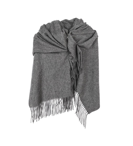 DRAPS LONG CASHMERE DARKGREY