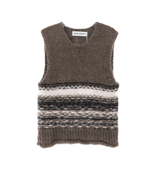 PLEASER TANK BLUR FAIR ISLE