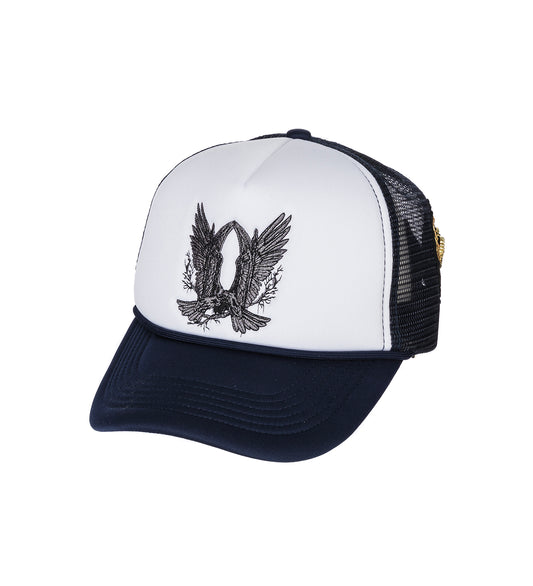 BAROQUE TRUCKER HAT INDIGO