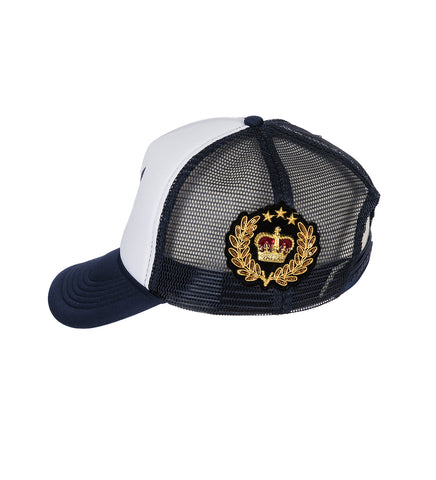 BAROQUE TRUCKER HAT INDIGO BAROQUE TRUCKER HAT INDIGO