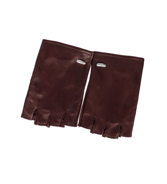 BIKER GLOVE CURRANT RED NAPPA