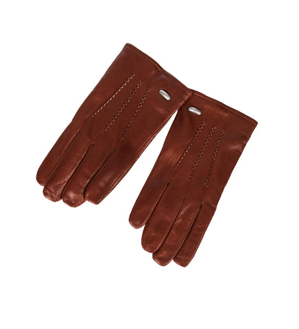 HIS GLOVES AMBER BROWN NAPPA HIS GLOVES AMBER BROWN NAPPA