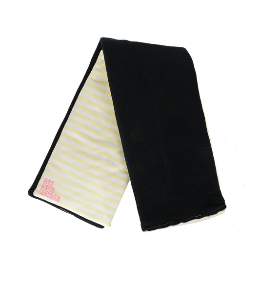 PUFF SCARF YELLOW/BLACK