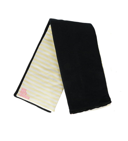 PUFF SCARF YELLOW/BLACK PUFF SCARF YELLOW/BLACK