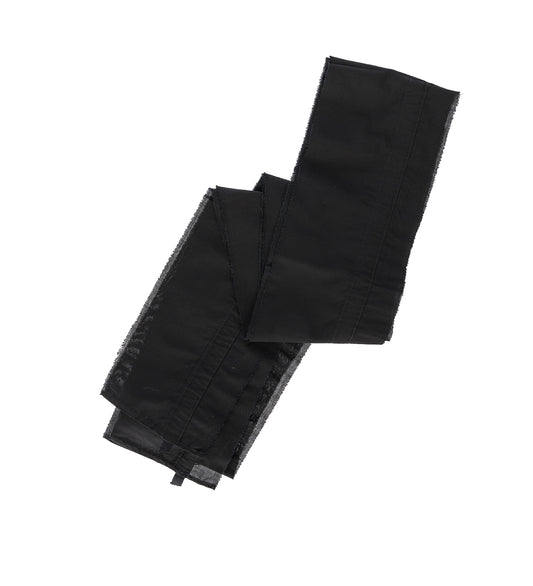 OLOF RUFFLED COLLAR BLACK