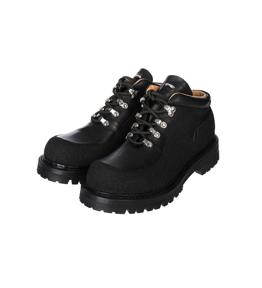 QUEST BOOT BLACK TENSILE CATTLE HIDE