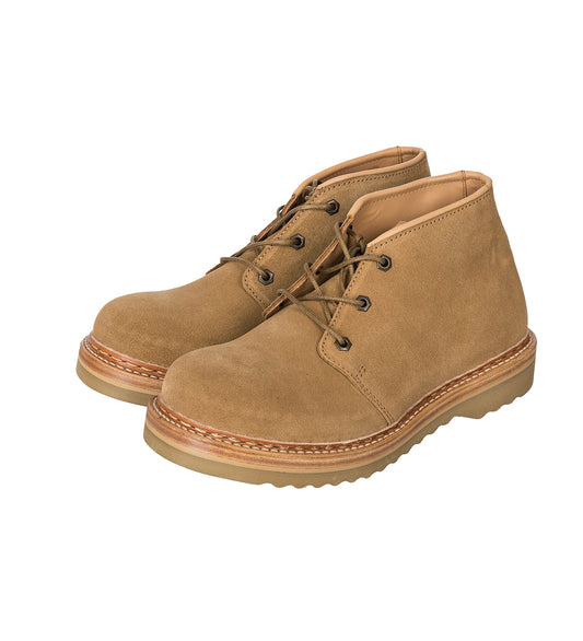 CHUKKA BOOT MEDALLION VELOUR SUEDE