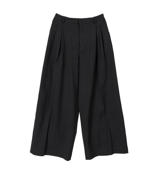 JUMBO WIDE LEG TROUSERS BLACK