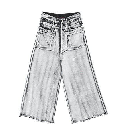 RADIATION DUMPSTER DENIM JEANS X-RAY RADIATION DUMPSTER DENIM JEANS X-RAY