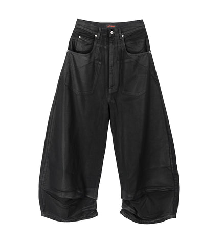 COATED DOUBLE XL JEANS COATED BLACK COATED DOUBLE XL JEANS COATED BLACK