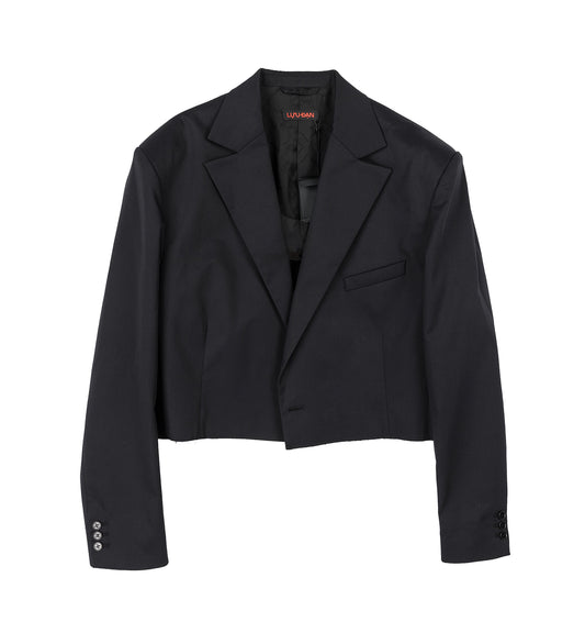 SLASHED BLAZER BLACK