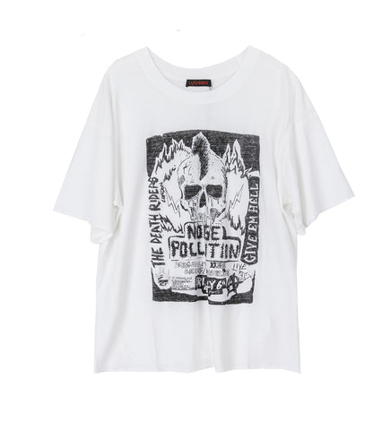 THRASH TEE GIG FLYER/CHALK THRASH TEE GIG FLYER/CHALK