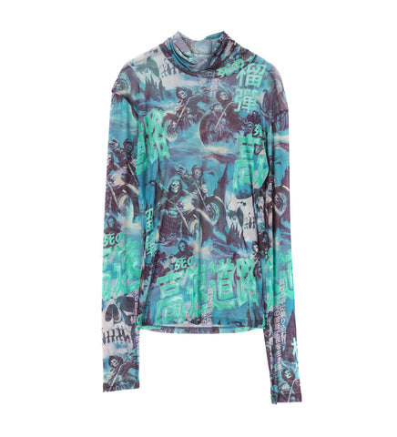 MASKED MESH TOP SCENIC GHOST RIDERS MASKED MESH TOP SCENIC GHOST RIDERS