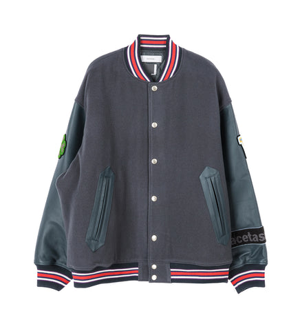 HINDI STADIUM JACKET CHARCOAL HINDI STADIUM JACKET CHARCOAL