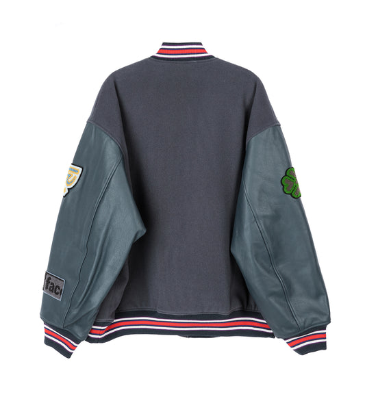 HINDI STADIUM JACKET CHARCOAL