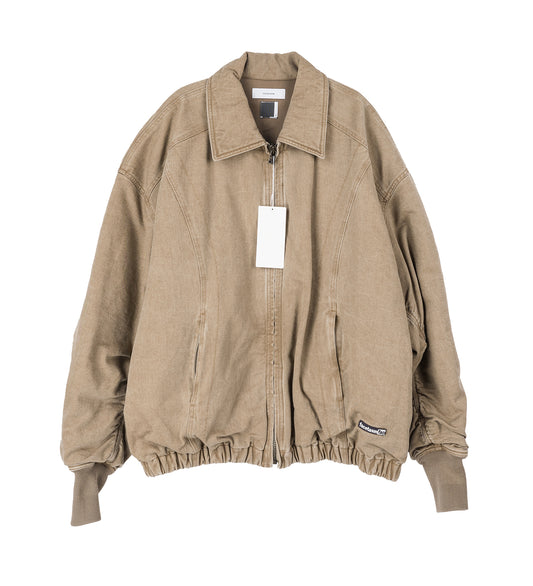 BIG WASHED JACKET BEIGE