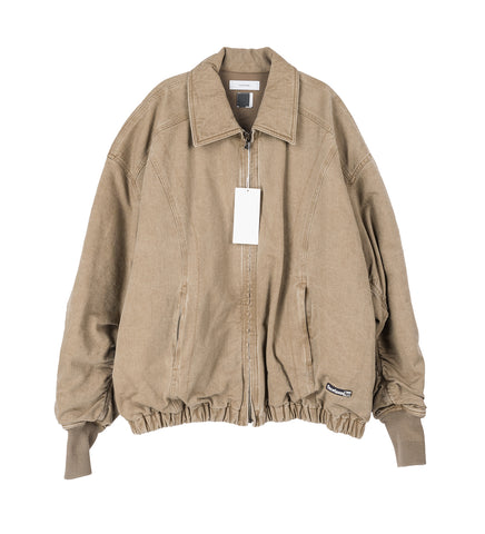 BIG WASHED JACKET BEIGE BIG WASHED JACKET BEIGE