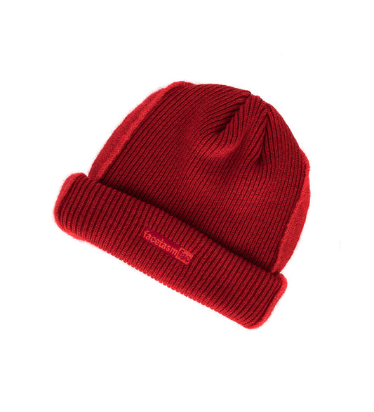 TWO-TONE BEANIE RED