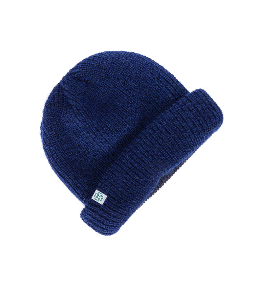 TWO-TONE BEANIE NAVY