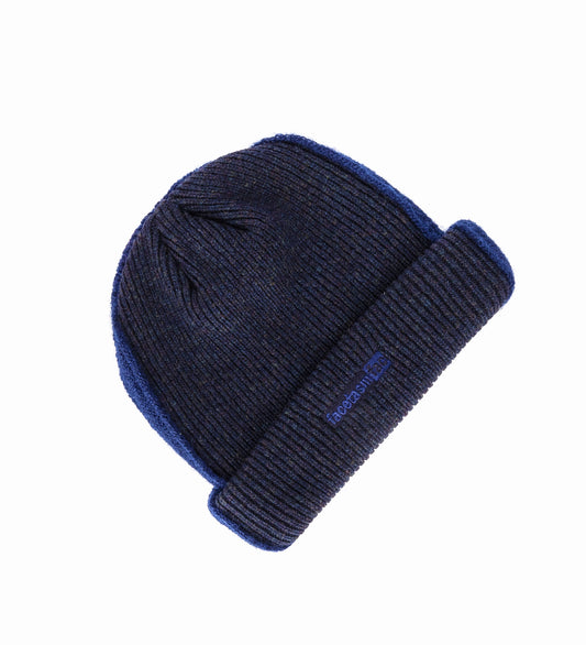 TWO-TONE BEANIE NAVY