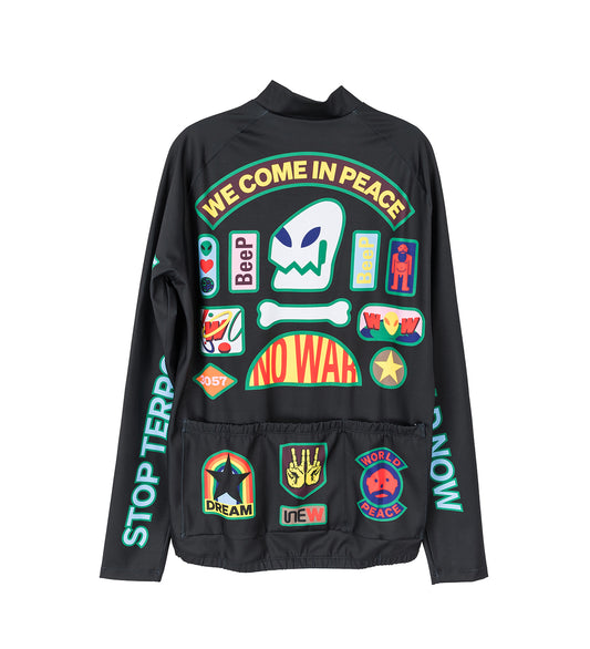 ALIEN BEEP BEEP BIKE TOP FERN GREEN