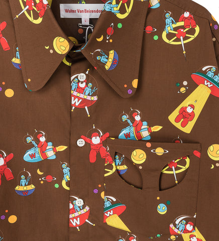 ROUND SHIRT FRIAR BROWN ROUND SHIRT FRIAR BROWN