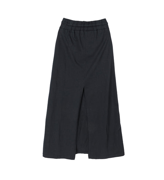 JERSEY SKIRT FADED BLACK
