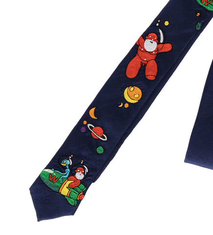 EMBROIDERED TIE MULTI EMBROIDERED TIE MULTI