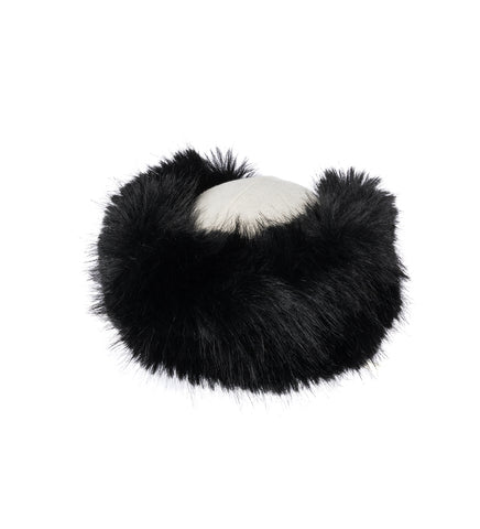FAUX FUR HEADBAND BLACK FAUX FUR HEADBAND BLACK