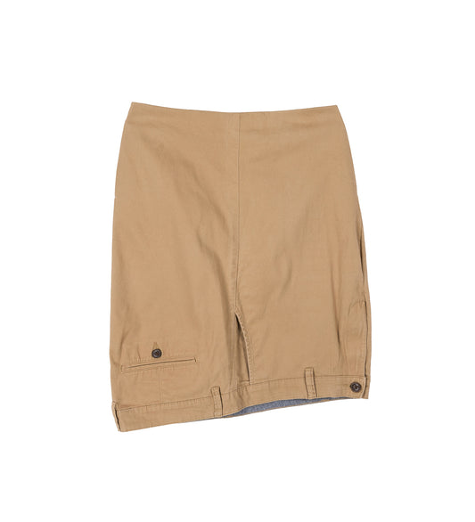 UPSIDEDOWN TROUSER SKIRT BEIGE