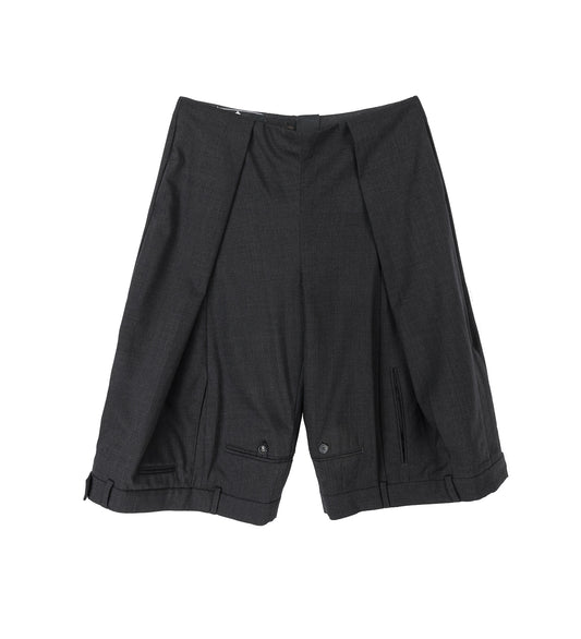 UPSIDE DOWN SHORTS WIDE GREY SMALL
