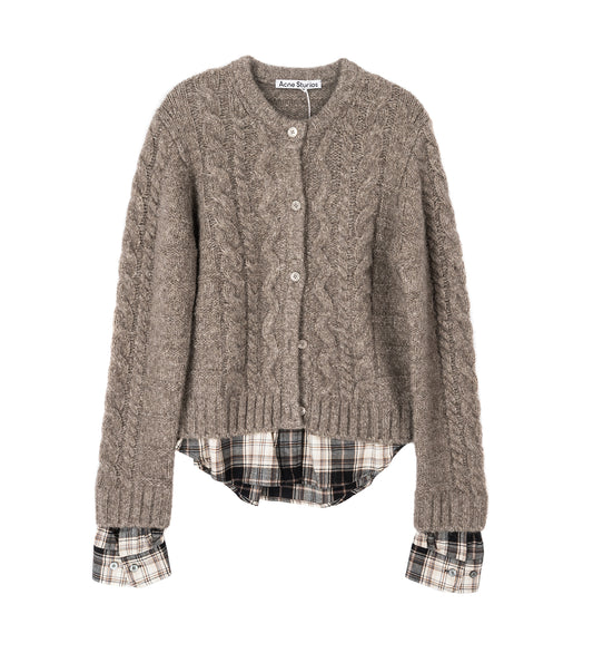 KUNCH YAK COTTON FLANNEL BEIGE MELANGE