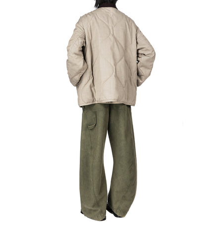 TWISTED SEAM TROUSERS OLIVE TWISTED SEAM TROUSERS OLIVE