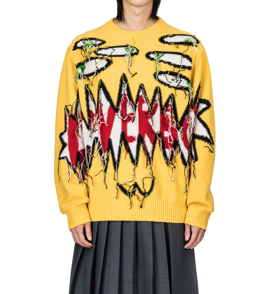 GUDDLE LOVERBOY LOGO JUMPER YELLOW