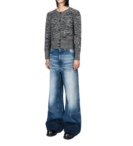 BAGGY DENIM WET BLUE DENIM BAGGY DENIM WET BLUE DENIM