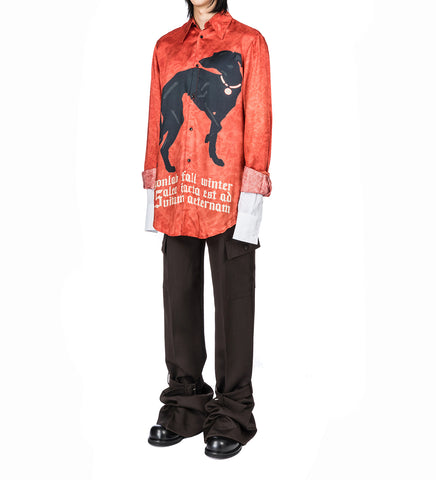 BELTED PANT BROWN TAILORING WOOL BELTED PANT BROWN TAILORING WOOL