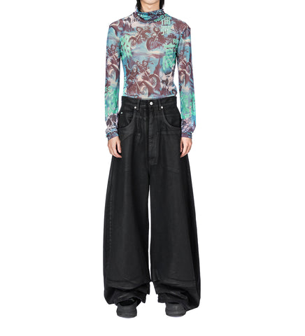 COATED DOUBLE XL JEANS COATED BLACK COATED DOUBLE XL JEANS COATED BLACK