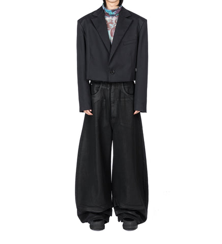 SLASHED BLAZER BLACK SLASHED BLAZER BLACK