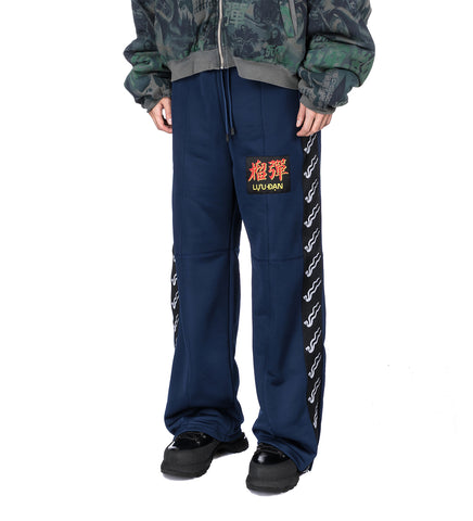 STACKED TRACK PANTS DEEP NAVY STACKED TRACK PANTS DEEP NAVY