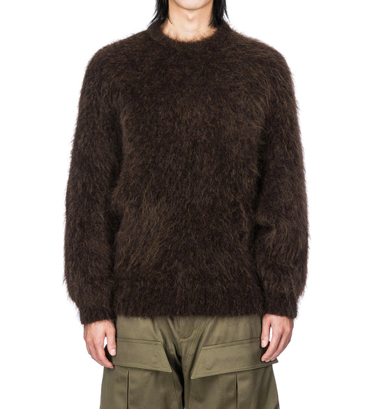 FURRY PULL OVER CHOCOLATE
