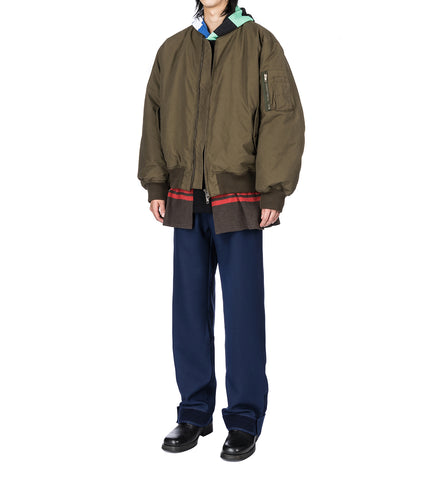 RUGBY SKIRT MA-1 BOMBER GREEN LARGE RUGBY SKIRT MA-1 BOMBER GREEN LARGE