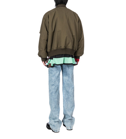 RUGBY SKIRT MA-1 BOMBER GREEN MEDIUM RUGBY SKIRT MA-1 BOMBER GREEN MEDIUM