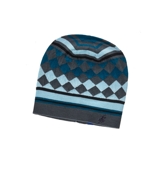 AQUIFOLIA KNIT HAT ANCHOR GREY/SKY