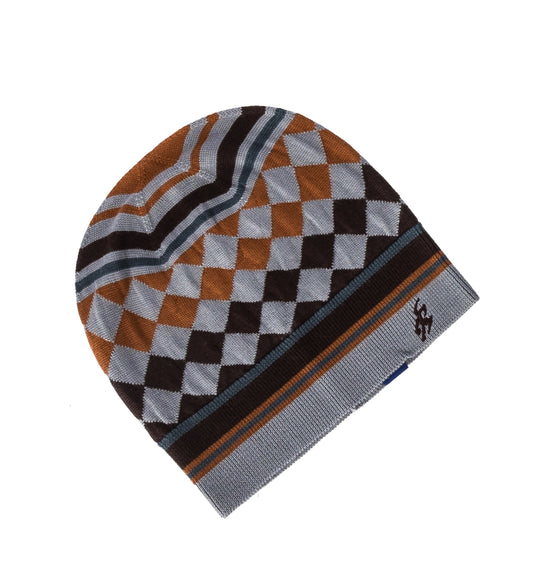 AQUIFOLIA KNIT HAT MIST/RUST