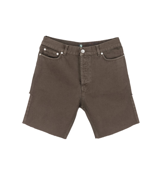 DISPLAY DENIM SHORTS BROWN