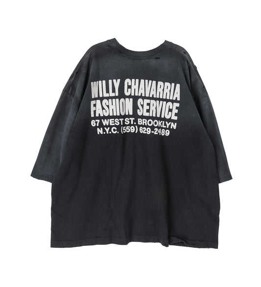WILLY FASHION SERVICES BUFFALO TEE BLACK
