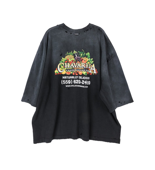 CHAVARRIA PRODUCE BUFFALO TEE BLACK