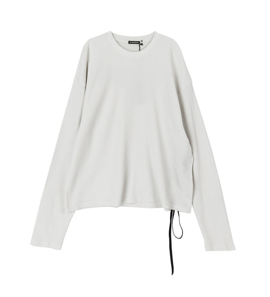 EMIL RELAX FIT LONG SLEEVE ETERNAL EAGLE PRINT BOXY T-SHIRT IVORY