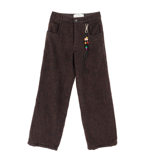 WIDE LEG PANT BROWN