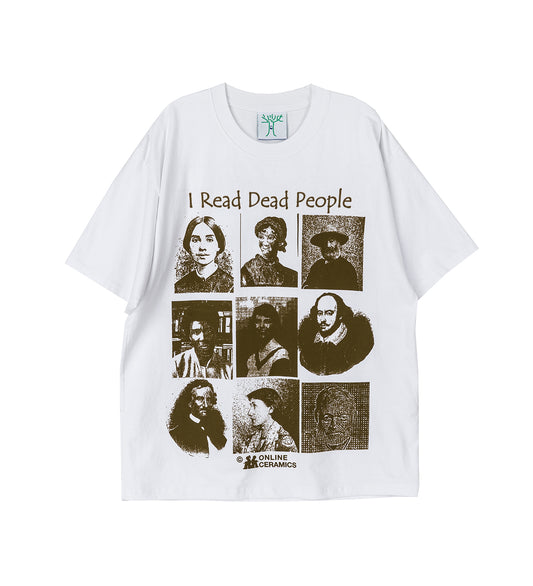 I READ DEAD PEOPLE SS TEE WHITE